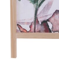 Paravent Trennwand Sichtschutz Raumtrennung Naturmotiv 170x227cm Blumen