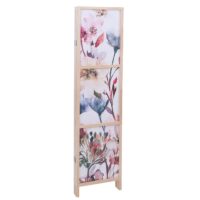 Paravent Trennwand Sichtschutz Raumtrennung Naturmotiv 170x227cm Blumen