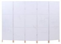 Paravent Trennwand Sichtschutz Raumtrennung Naturmotiv 170x227cm Flusslandschaft