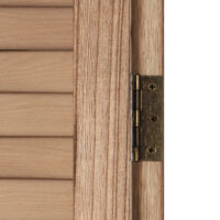 Paravent Raumteiler 3 teilig aus Holz  Natur