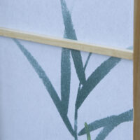 Paravent Raumteiler 3-teilig Shoji-Trennwand aus Holz  Natur