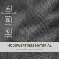 Robustes 4er-Set schwarze Pavillon-Standfüße.