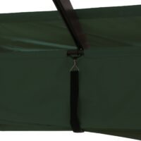 Aluminium Pergola 3x3 m grün mit UV50+ Schiebedach