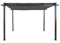 Aluminium Pergola 3x4 m anthrazit mit UV50+ Schiebedach