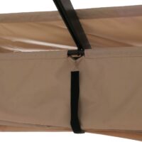 Aluminium Pergola 3x4 m mit UV50+ Schiebedach creme-beige