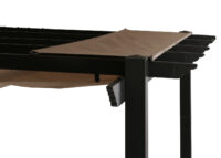 Aluminium Pergola 3x4 m mit UV50+ Schiebedach creme-beige