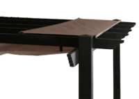 Aluminium Pergola 3x4 m mit UV50+ Schiebedach taupe