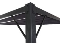 Aluminium Pergola 3x3 m mit Lamellendach anthrazit