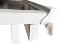 Pergola 3x6 m weiß Alu Terrassenüberdachung mit Polycarbonat Dach