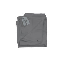 Ersatz Seitenwände Set grau für Pergola Pavillon 4x4 m Polyester