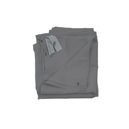 Ersatz Seitenwände Set grau für Pergola Pavillon 4x4 m Polyester