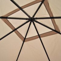 Ersatzbezug creme für Pergola Dach 3,5x3,5 m wetterfest