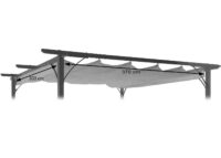 Ersatzbezug blau 370x300 cm für Pergola Pavillon Dach 3,5x3,5 m