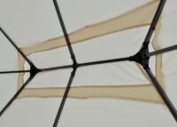 Ersatzbezug creme für Pergola Pavillon Dach 4x3 m wetterfest