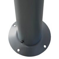 Pergola Gartenpavillon 4x4 m stabil mit Seitenwand hellgrau