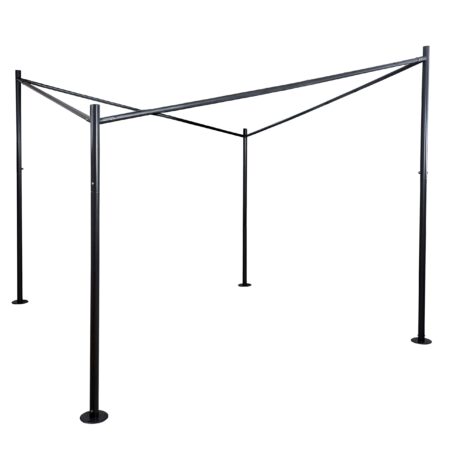 Stabiles Pergola Gestell aus Stahl 6 cm für Garten und Terrasse