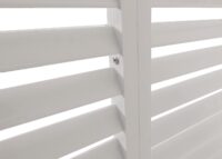 Aluminium Lamellen Set für Pergola 204x271 cm weiß 3-teilig