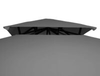 Pergola Pavillon Stahl bewegliche Seitenwand 2