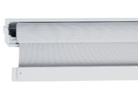 Pergola Seitenwand Ersatzrollo 3x3,7 m weiß aus Textil