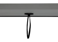 Pergola Seitenwand Set 3x3 m anthrazit windfest aus Textil