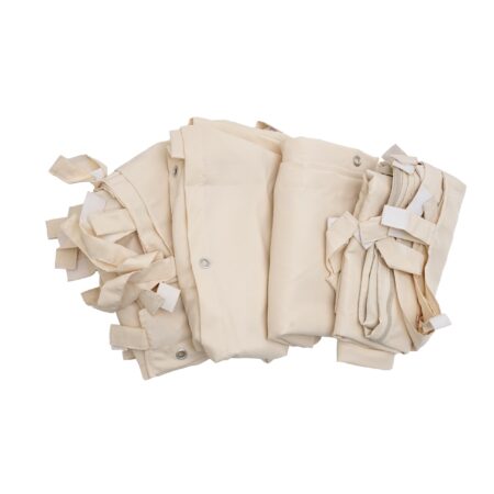 Seitenwände Set für Pergola Pavillon 3x3 m creme 4-teilig wetterfest