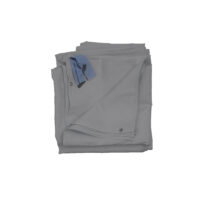 Seitenwände Set 4-teilig für Pergola 4x4 m hellgrau wetterfest