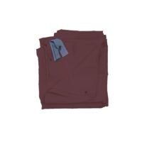 Seitenwände Set für Pergola 4x4 m aus Polyester rot-braun