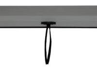 Sturmfeste Pergola Seitenwand 3x3 m anthrazit