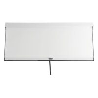 Sturmfeste Pergola Seitenwand 3x3 m weiß