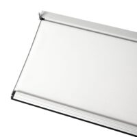 Sturmfeste Pergola Seitenwand 3x3 m weiß im 4er Set