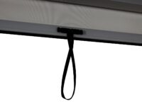 Sturmfeste Pergola Seitenwand 3x4 m anthrazit aus Textil