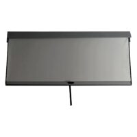 Sturmfeste Pergola Seitenwand 3x4 m anthrazit aus Textil