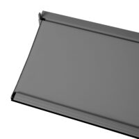 Sturmfeste Pergola Seitenwand 3x4 m anthrazit aus Textil