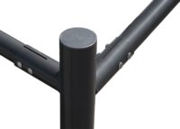 Stabile Stahl Pergola 3x3 m als Gartenpavillon