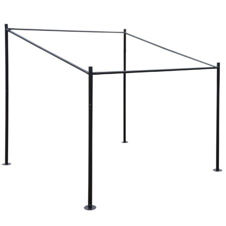 Stabile Stahl Pergola 3x3 m als Gartenpavillon