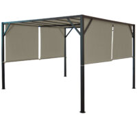 Ersatzdach für Pergola Village 3x3 m taupe wetterfest