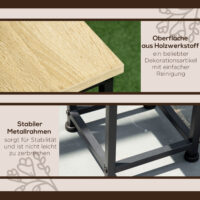 Pflanzenständer 3er Set stapelbar