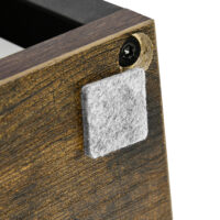 Pflanzenständer mit 4 Ebenen für Balkon & Garten, Farbe Braun.