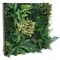 Künstliche Pflanzenwand 50x50 cm Wanddeko für Innen und Außen