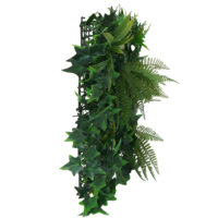 Künstliche Pflanzenwand 1 m² Farn Efeu Wanddeko Indoor Outdoor