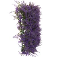Künstliche Pflanzenwand lila grün 1 m² Wandpaneel Indoor Outdoor