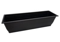 Pflanzkasten aus Stahl und Akazienholz 60x62x22 cm Outdoor