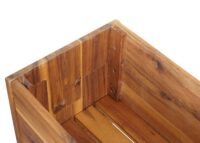 Pflanzkastenregal aus Akazienholz 3 Reihen braun