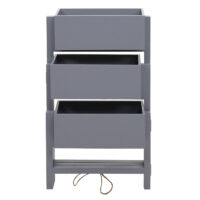 Pflanzregal T275 Standregal Pflanzkasten 65x108x15cm Vintage grau-blau