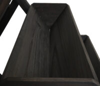 Blumenregal Pflanztreppe Holz Outdoor mit 5 Kästen anthrazit