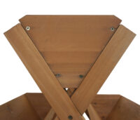 Pflanztreppe aus Holz mit 5 Stufen Outdoor Kräuterregal natur