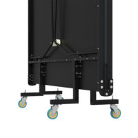 Klappbarer PingPong Tischtennistisch mit Netz und Rollen, Größe 274x152,5x76 cm für Tischtennis-Matches.