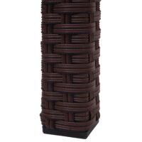 Poly-Rattan Gartentisch Balkontisch 120x75cm braun