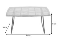 Polyrattan Garten Sitzgruppe Sofa Set ohne Dekokissen anthrazit