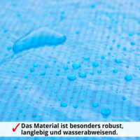 Robuste Poolabdeckung für 360cm Pools.